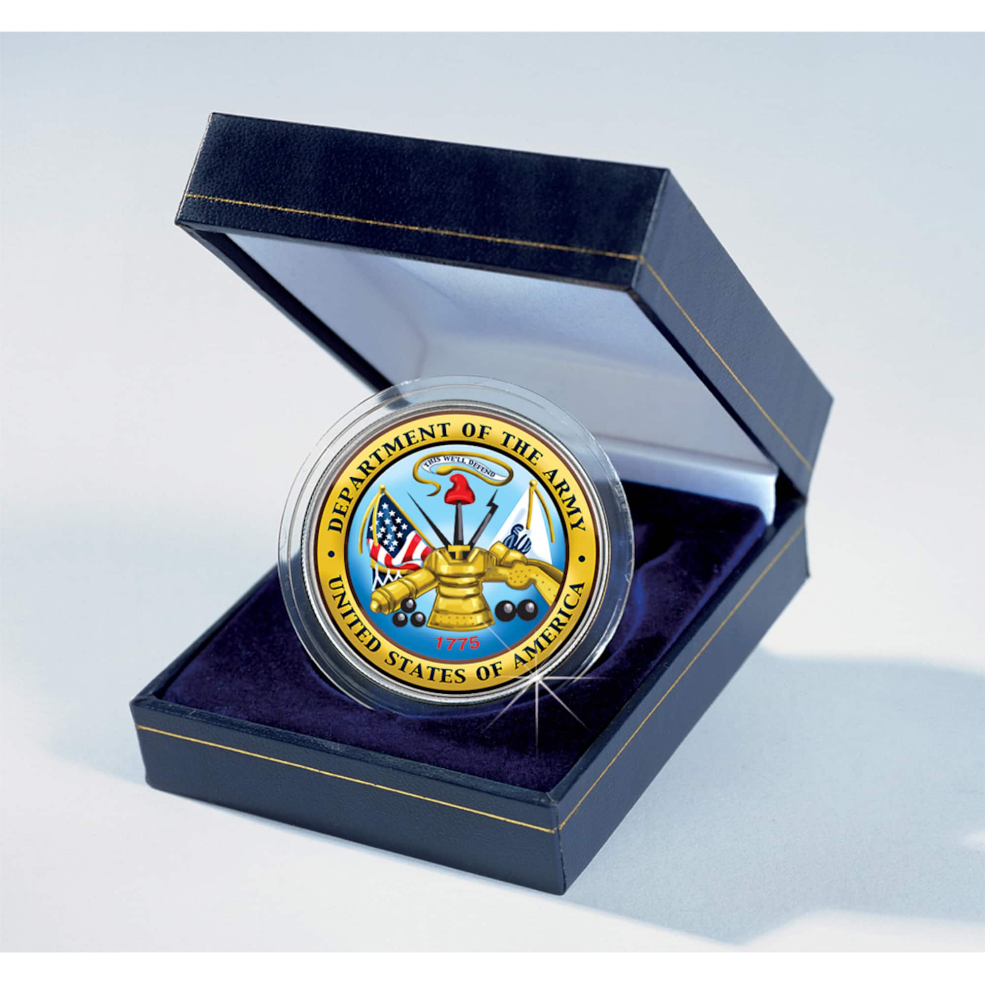 Armed Forces Commemorative Colorized JFK Half Dollar